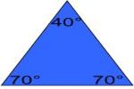 Acute Triangle - Flashcard
