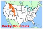 Rocky Mountains - Flashcard
