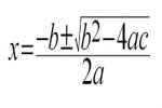 What Is The Quadratic Formula? - Flashcard