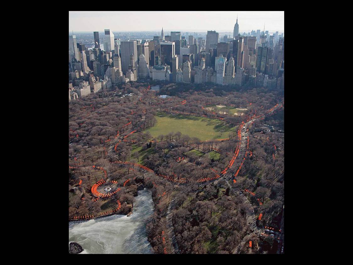 Christo And Jean Claude, The Gates - Flashcard