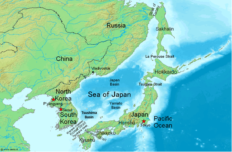 Sea Of Japan  - Flashcard