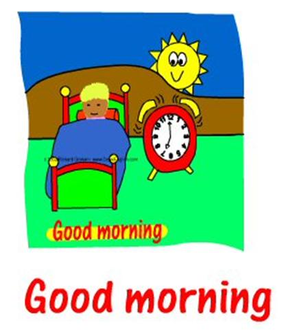 GOOD MORNING - Flashcard