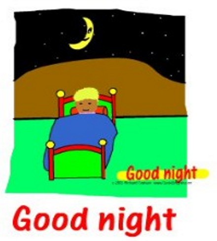 GOOD NIGHT - Flashcard