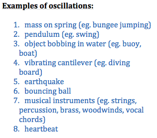 4.1.1Describe Examples Of Oscillations - Flashcard