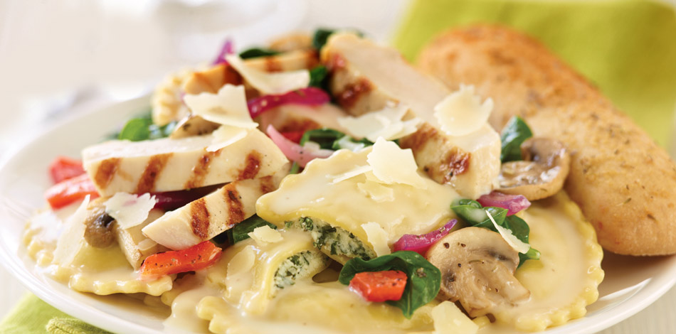 Florentine Ravioli With Chicken

         - Flashcard