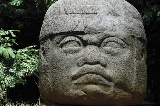 Olmec Colossal Head - Flashcard