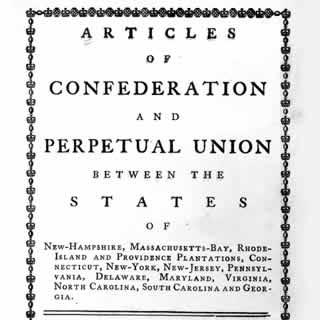 Articles Of Confederation - Flashcard
