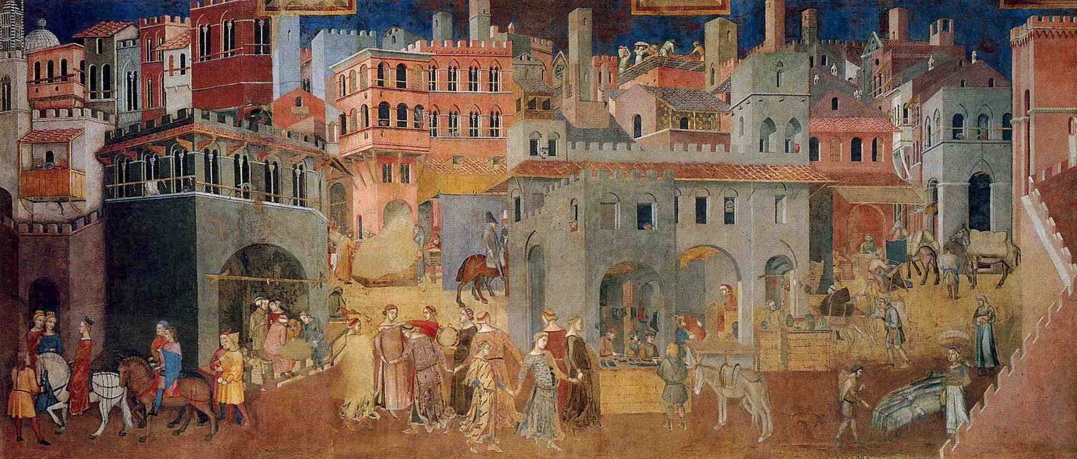 Late Italian Gothic Painting {1300-1348} - Flashcards