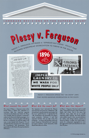 Plessy V. Ferguson - Flashcard