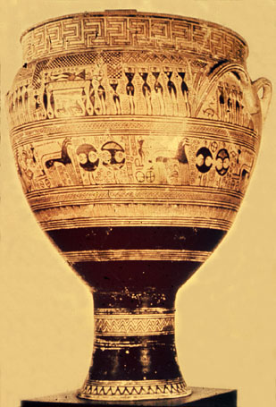 Funerary Vase (Krater)  - Flashcard