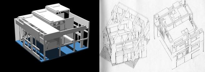 Axonometric Drawings ForHouse - Flashcard